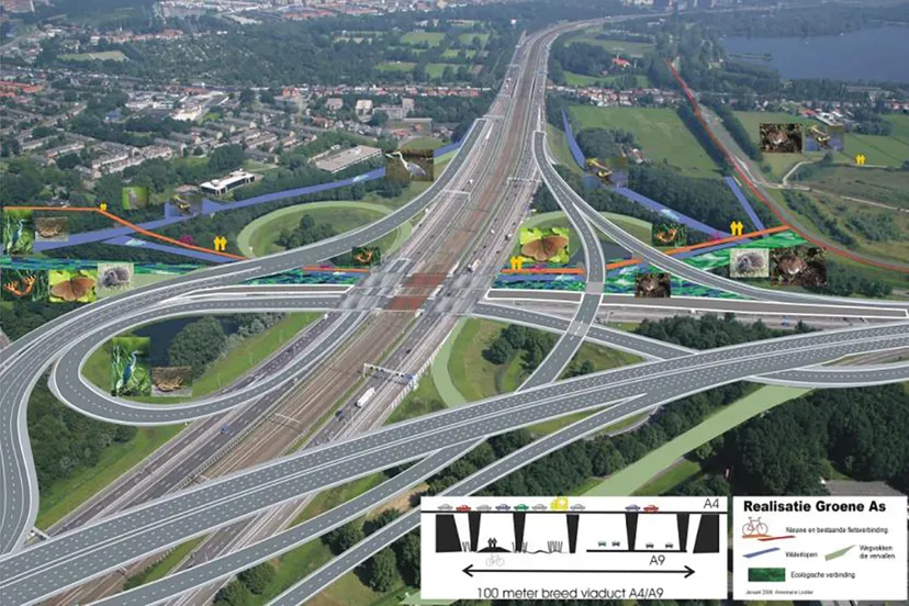 2022 06 01 achtergrondverhaal fietspad knoop a9 groene as door knooppunt a4 a9