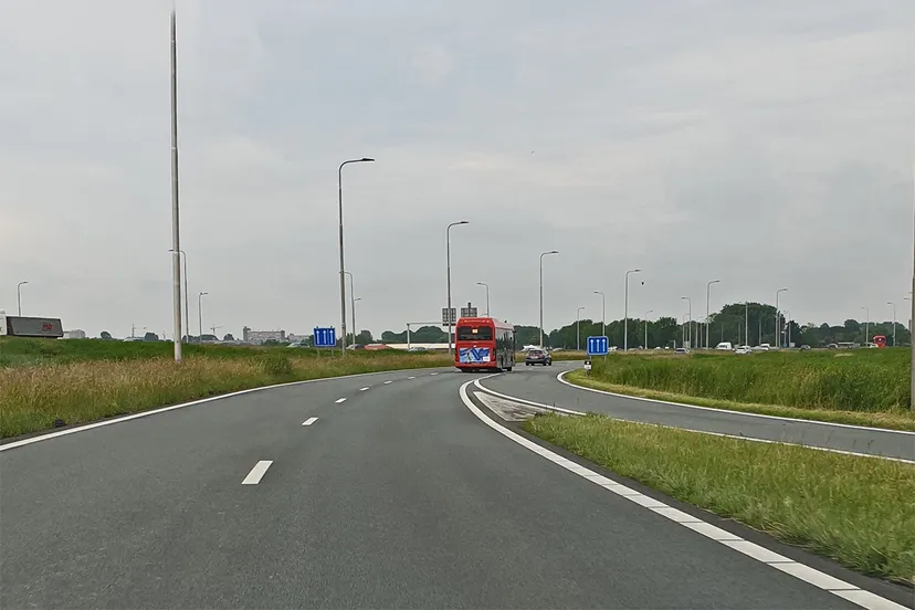 bocht van n205 bij haarlem