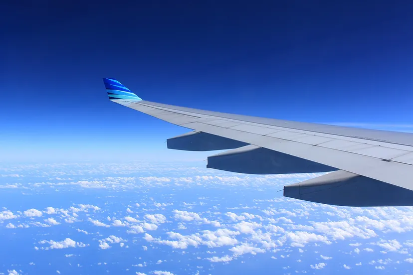 gray plane wing 62623 pexels