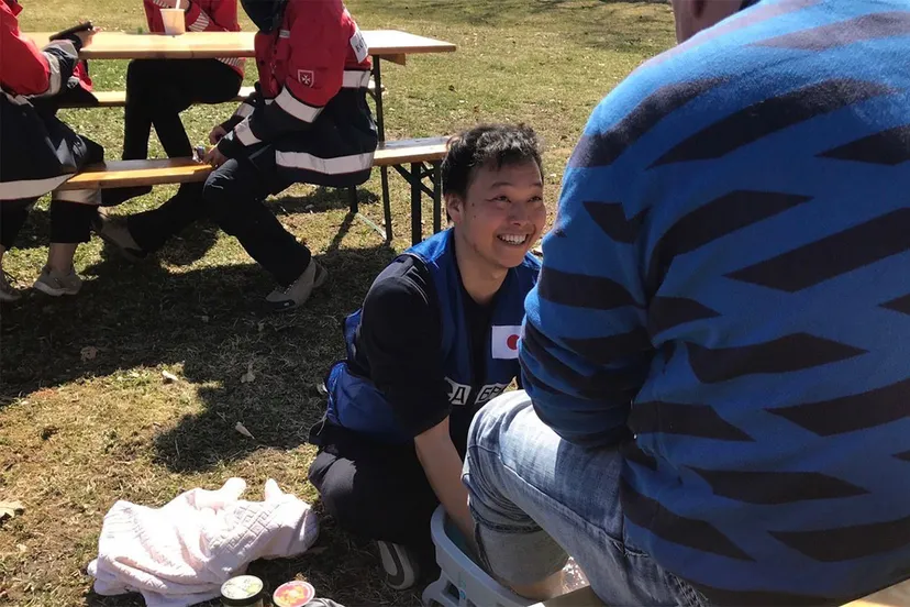 tomo enokida vp student vluchtelingenkamp oekraine