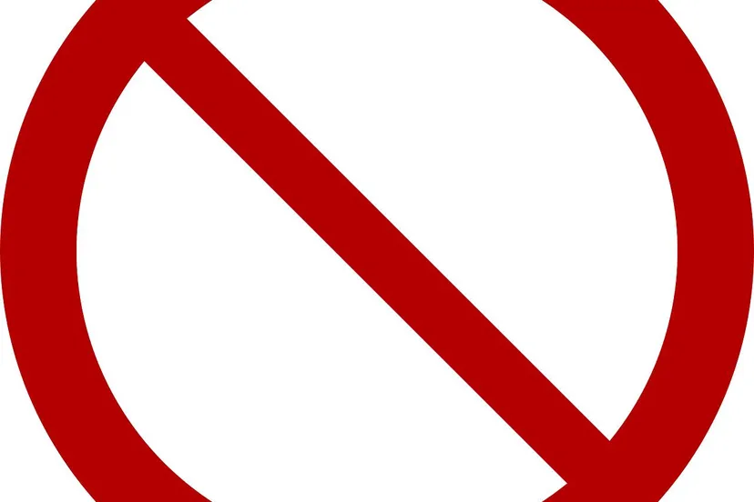 verbodsbord openclipart vectors pixabay