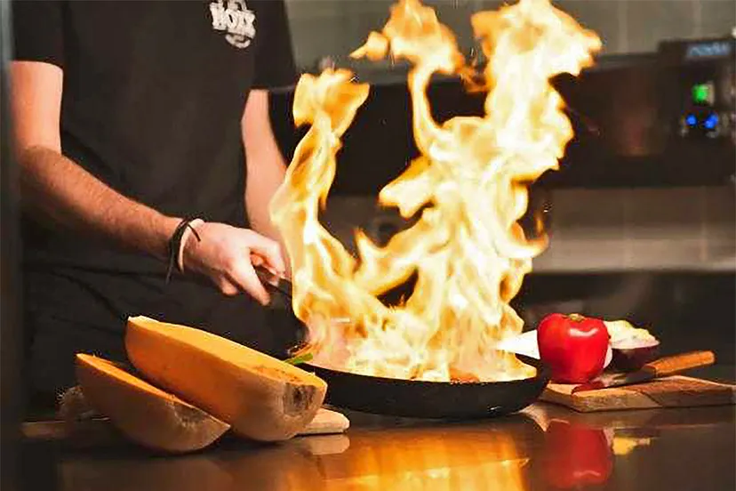 vuur voor landingspagina