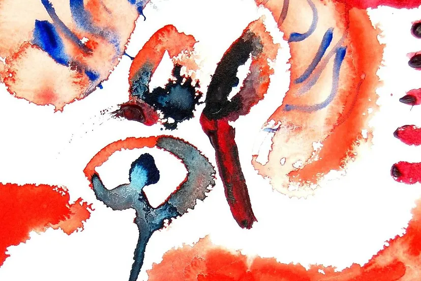 Mieke Hessels, Very little drawing of me and my totally fucked up Borderline personality disorder_ detail