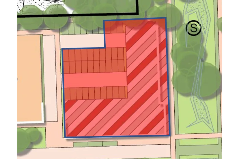 plankaart stedenbouwkundig plan de groene vaart 1