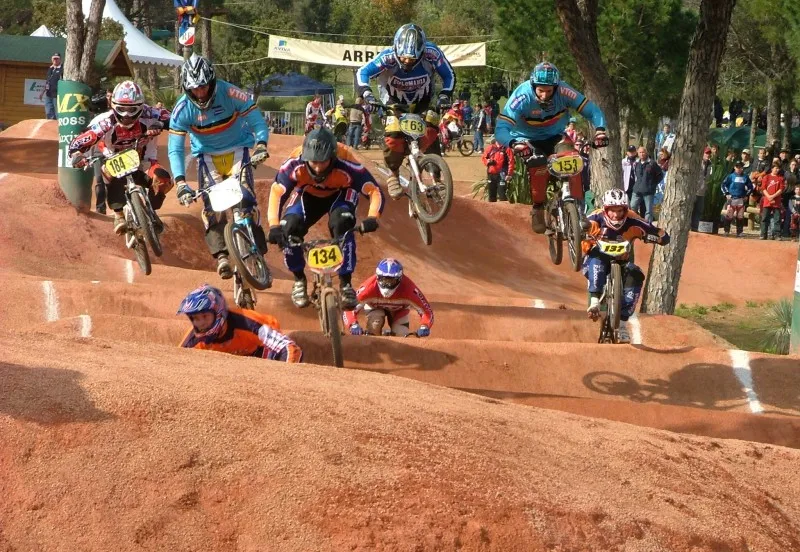 bmx racing action photo