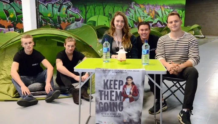 indoor camping serious request heerlen lucho carreno