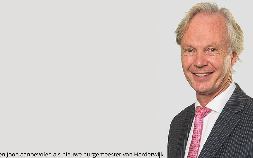 jeroen joon aanbevolen als nieuwe burgemeester van harderwijk
