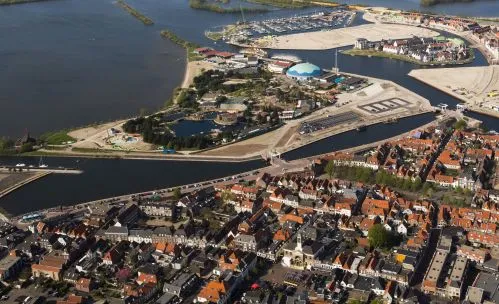 luchtfoto boulevard gemeente harderwijk