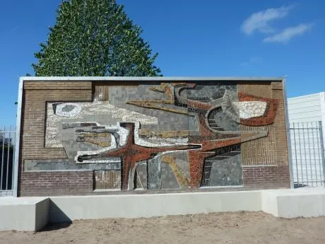 mozaek kunstwerk hoofdweg groen prinsterer gemeente harderwijk