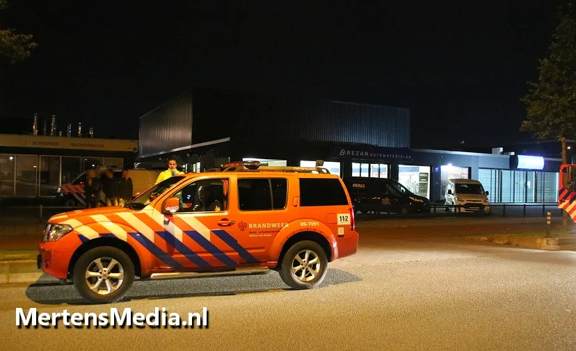 onwel brandweer officier jeep avond roy mertens