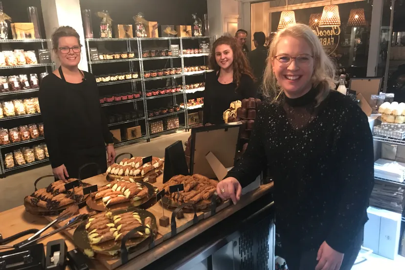 personeel chocoladefabriek