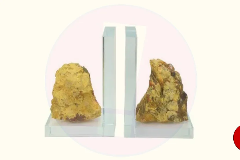 recall tk maxx gele orpiment minerale boekensteun productfoto