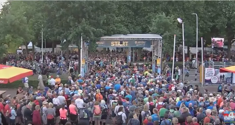 start vierdaagse nijmegen still youtube