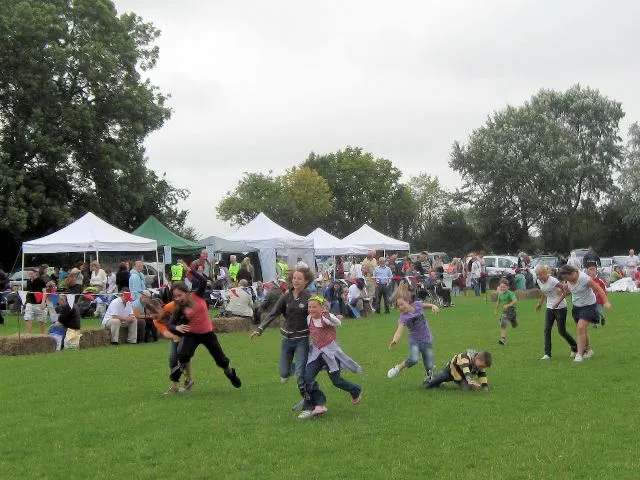 three legged race at the long marston village show 2009 geographorg uk 1425892