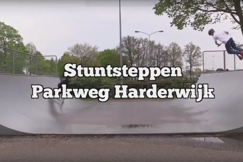 vliegen stuntsteppen parkweg johan ramon harderwijk