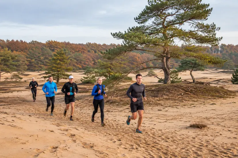 trailrun illustratie AI