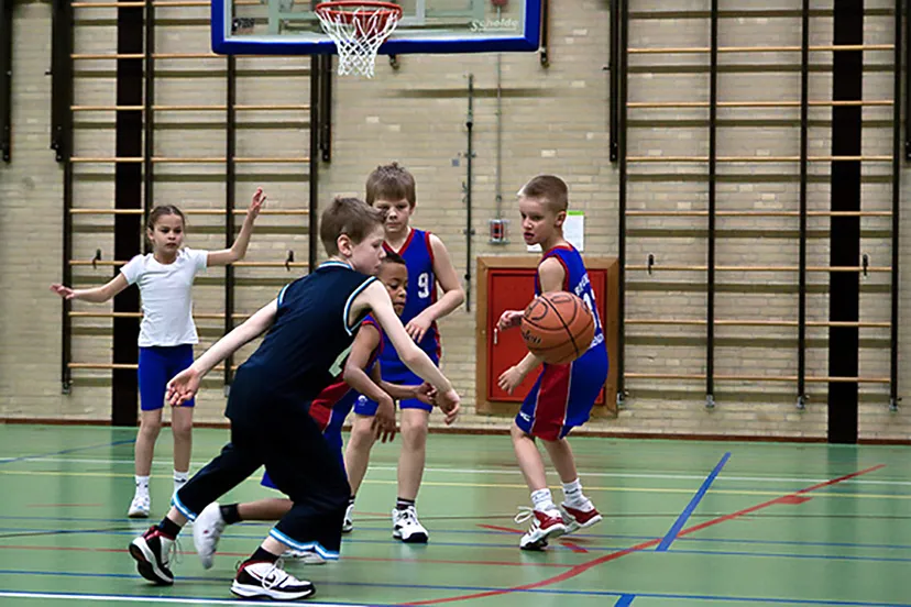 basketbal dribbel