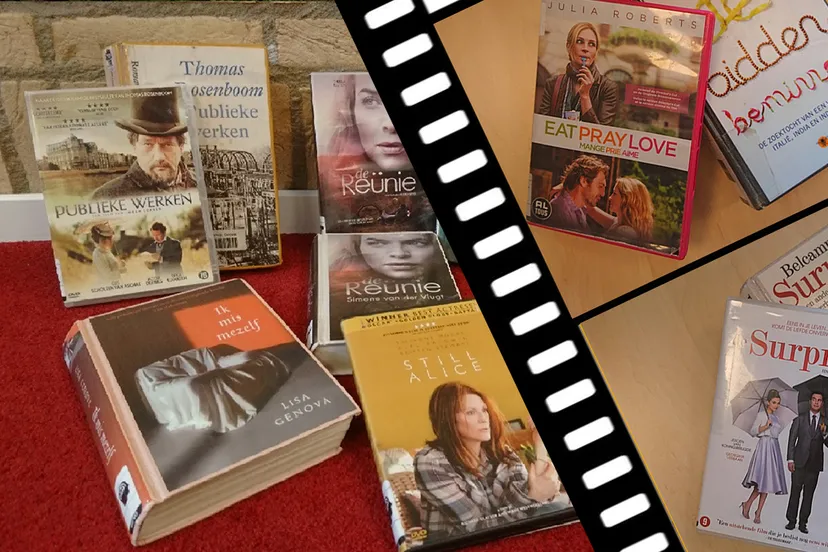 movie filmstrip verfilmde boeken banner