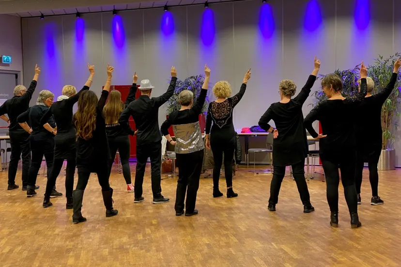 swingende senioren dansgroep