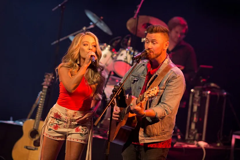 nashville country cafe foto drieluik