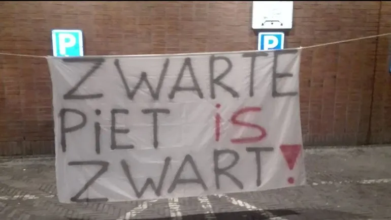 foto zwarte pieten actie