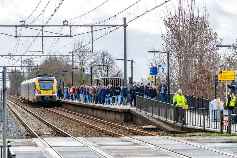 Pilot trein Heerenveen IJsstadion