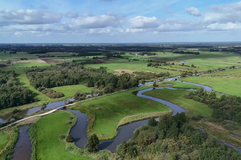 Overzichtsfoto beekdal van De Linde