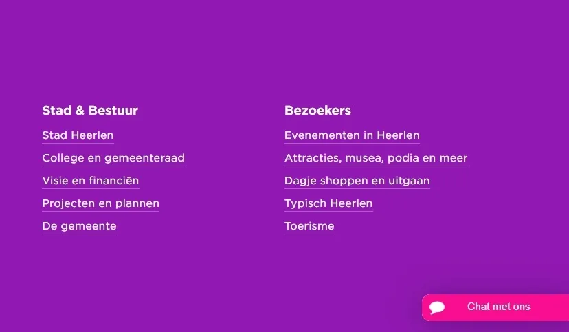 chatten met gemeente