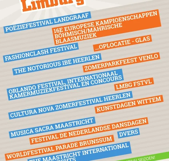 cultuurfestivals in limburg van start