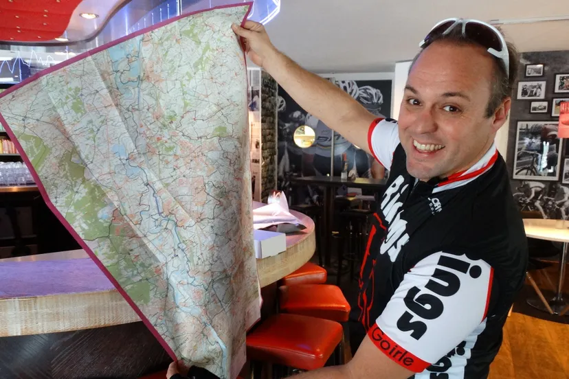 fietsknooppuntennetwerk frans bauer met nieuwe fietskaart