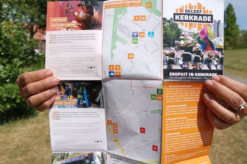 foto toeristische folder eropuit in kerkrade