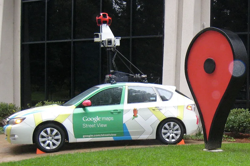 googlestreetviewcar subaru impreza at google campus