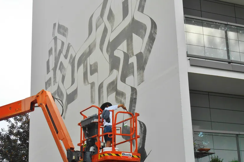 heerlerbaan tweede mega mural 1