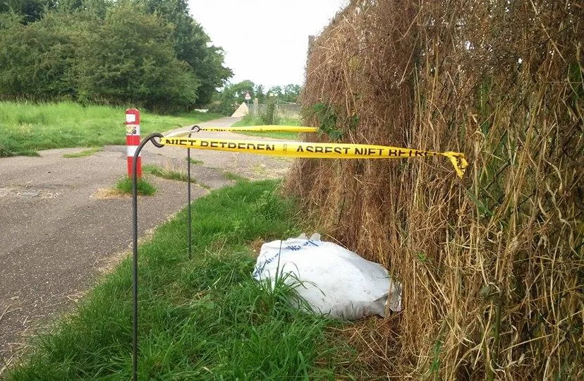 illegaal gedumpt asbest