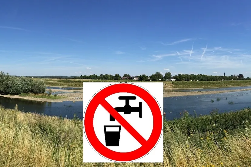 inname drinkwater maas gestopt