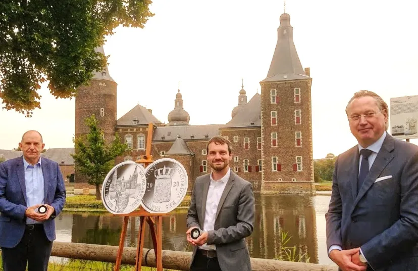 kasteel hoensbroek op zilveren dukaat