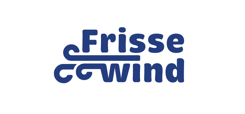 logo frisse wind blauw