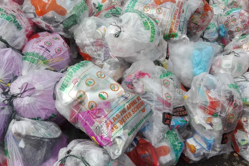 plastic afvalzakken