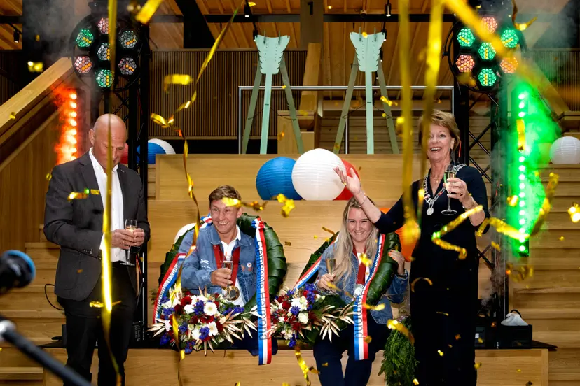 240915 8743 Huldiging paralympiers Niels Vink en Demi Haerkens
