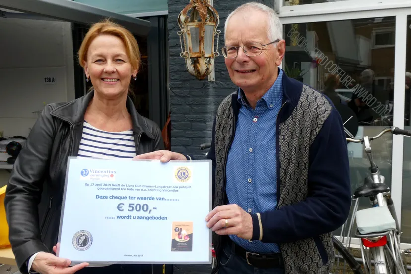 foto cheque vincentius 10 mei 2019