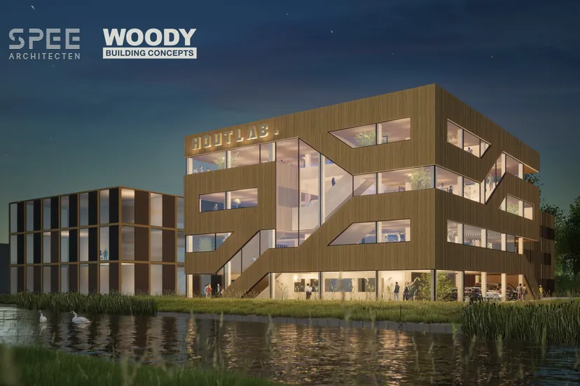 houtlab artist impression woody building concepts nieuwkuijk