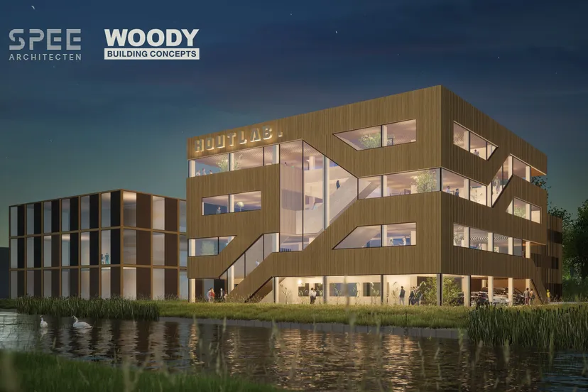 houtlab artist impression woody building concepts nieuwkuijk