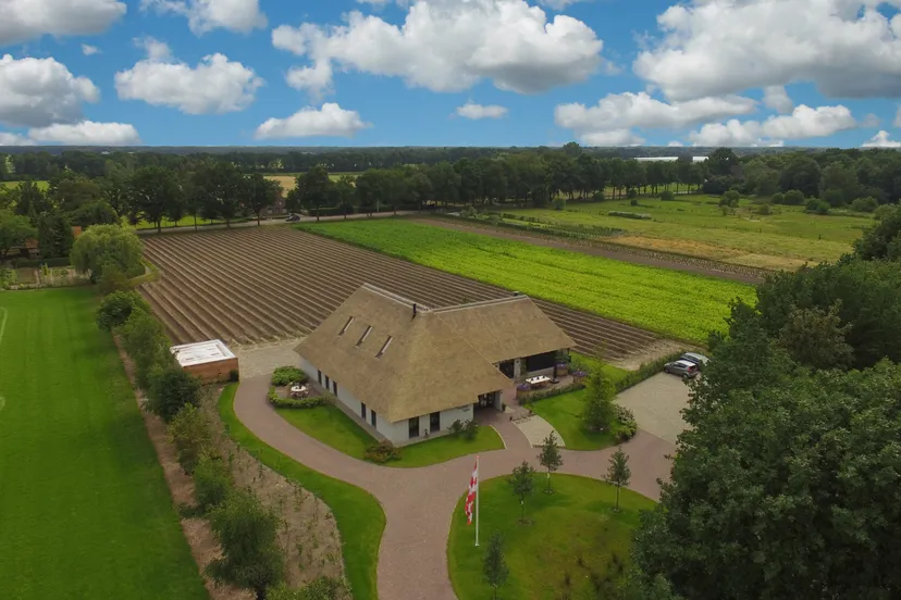 luchtfoto vlaamsche hofstee drunen