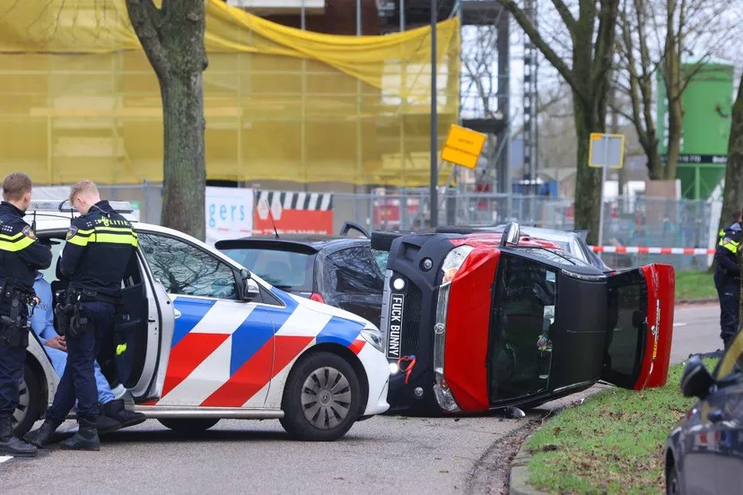 schot bij ongeval 3