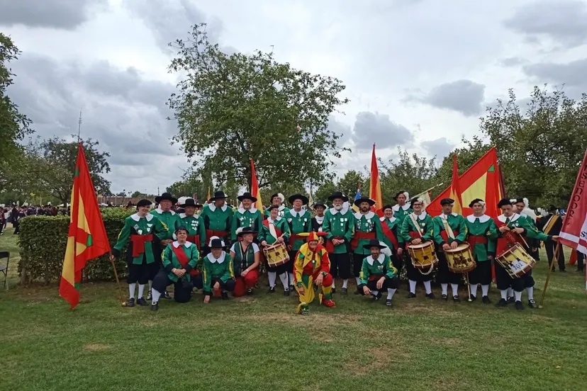 schuts de deelnemers aan het est deinze