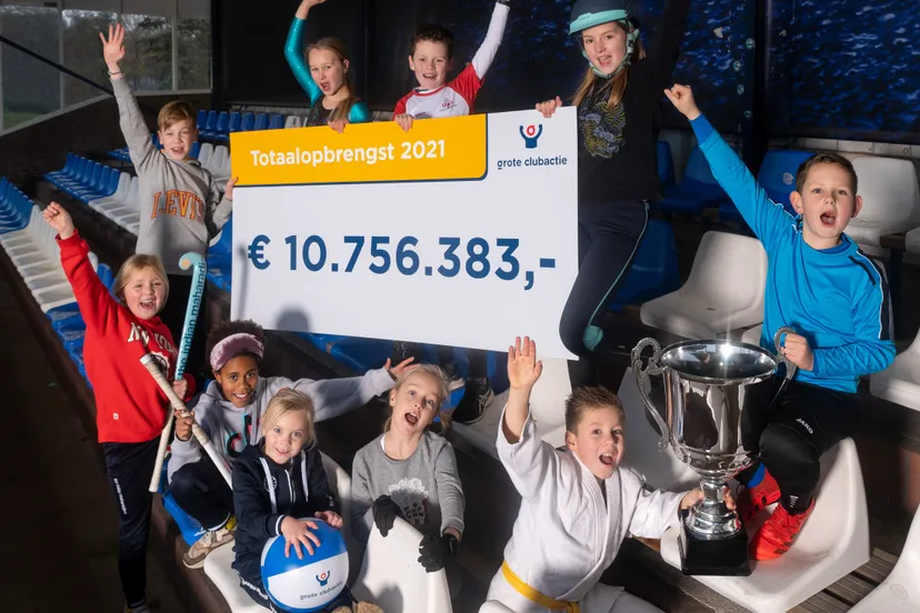 totaalopbrengst groteclubactie 2021