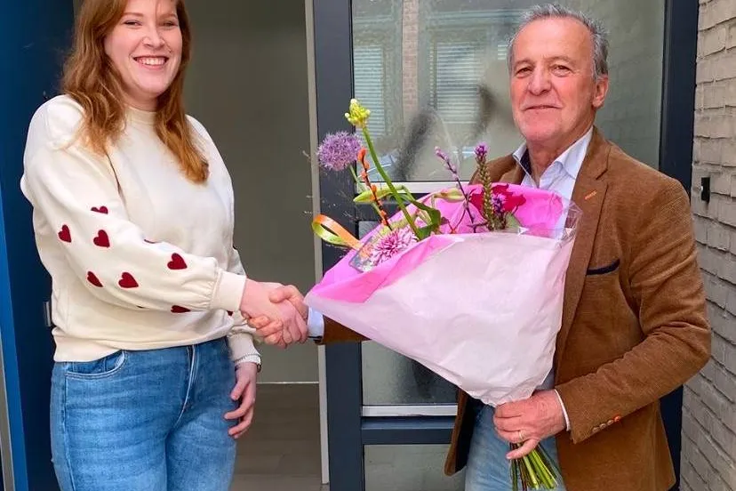 huldiging winnaar klantenquete