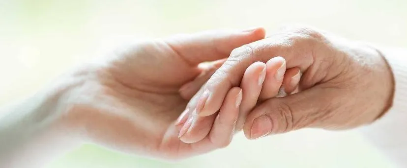 afb palliatieve zorg handen