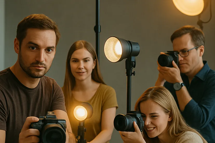 Lezing fotoclub speel met licht