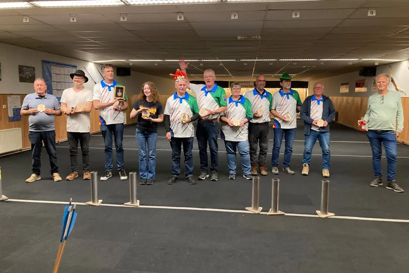 groepsfoto KOningsschieten 2026